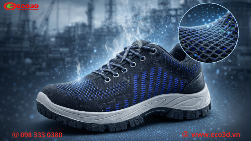 Vải lưới thoáng khí là gì? Vì sao giày bảo hộ thoáng khí ngày càng được ưa chuộng?